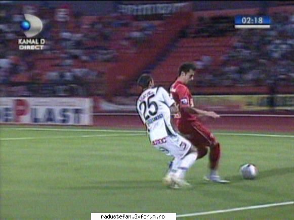 stefan a jucat perfec aseara impotriva ceahlaului din piatra neamt, in fata caruia dinamo a castiga